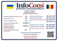InfoCons  – Asociatie Nationala pentru Protectia Consumatorilor si Promovarea Programelor si Strategiilor din Romania